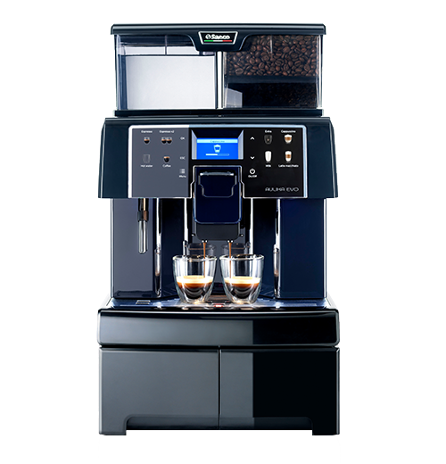 call out Distribution Siblings Aulika Evo - Bean to Cup: Commercial Coffee Machines for Hotels | Saeco