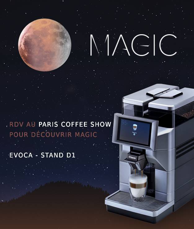 Machine à expresso automatique Evoca Magic M1 (35 cafés/jour)